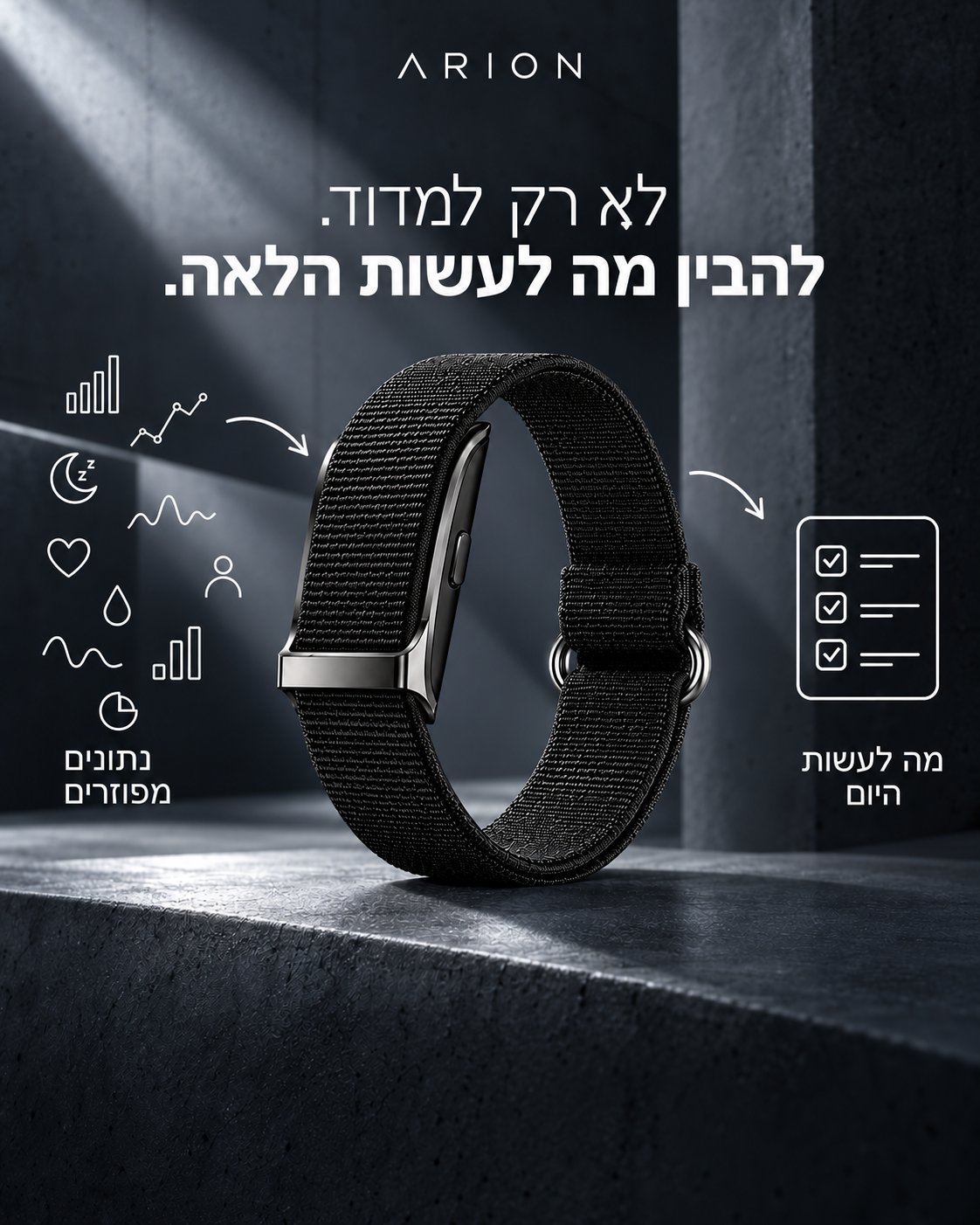 ARION PRO – צמיד ניטור מתקדם